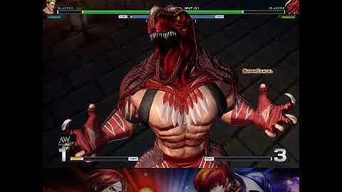 YAMAZAKI vs DINOSAURS Round 2 - The King Of Fighters KOF 14 #shorts