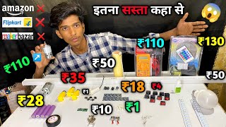 Electronic Components ll online सें आधे मैं मिल गए ll इतने सस्ते 😱#electronic #makerbazar