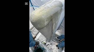 #boat #sailboat #boatbuilders #building #creative #fibreglass #polyesterfabric #painting #gelcoat