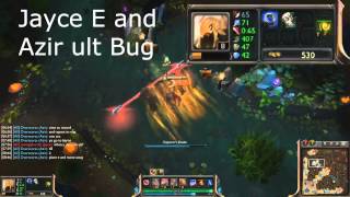 [Bug]Jayce E and Azir Ult bug (Patch 4.17)