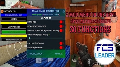 2 Mod Menu in one app. SpecialForcesGroup2
