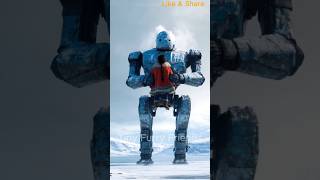 Robot Saves Crying Baby In A Futuristic World