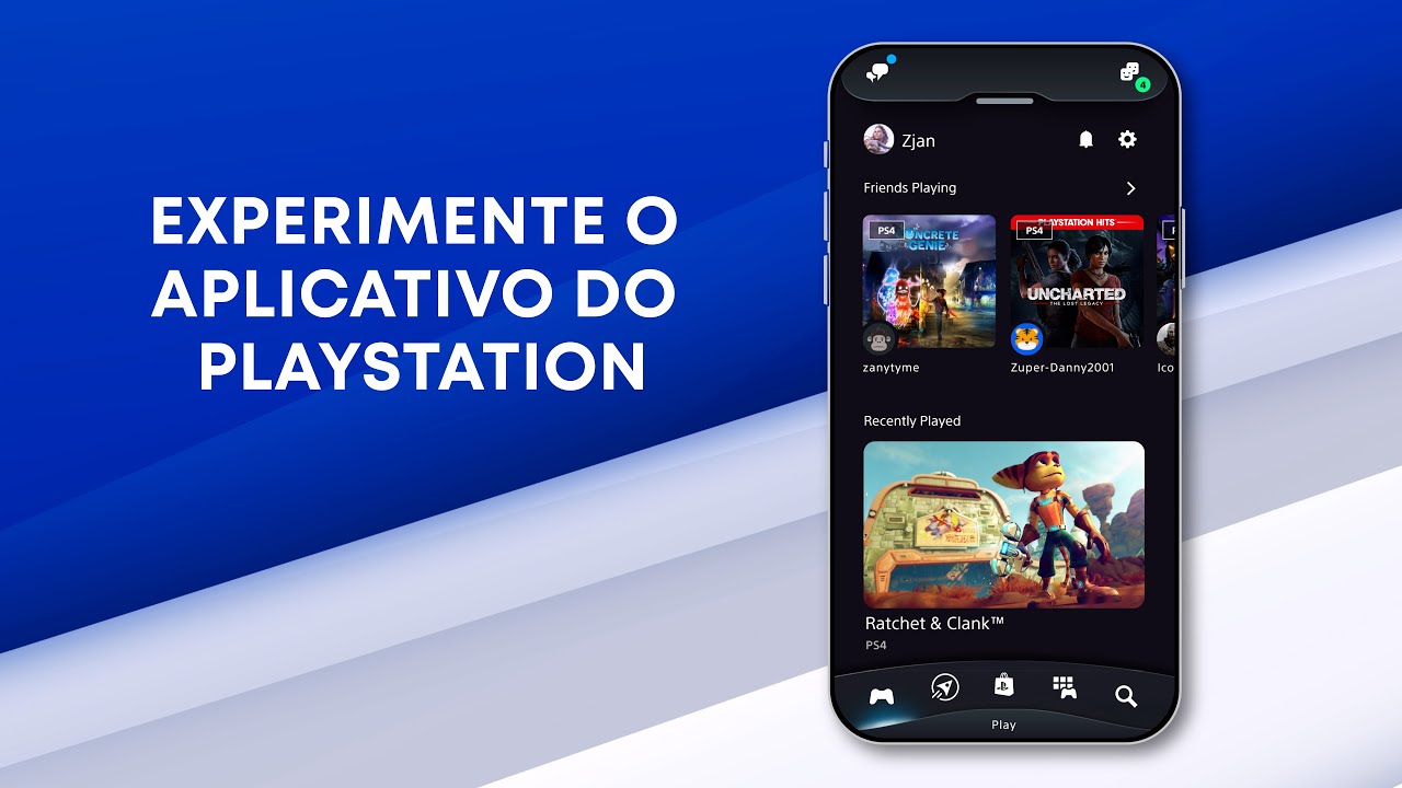 Sony apresenta a app PlayStation com novas funções para a PS5