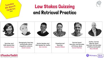 Low Stakes Quizzing and Retrieval Practice
