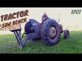 Vintage Ferguson TED20 Tractor 3PL Saw Bench and PTO Flat Belt Repair at Rusted Iron Ranch