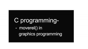 moverel() in graphics programming-SAWIK
