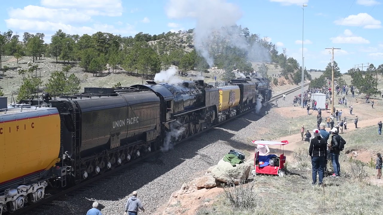 Union Pacific Header Union Pacific Big Boy 4014 and 844 Double Header Steam Special Departs ...