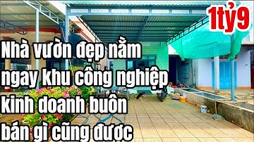 Lâm cảnh nợ nần,chị tú buộc phải bán căn nhà vườn gần khu công nghiệp đang kinh doanh buôn bán. BRVT