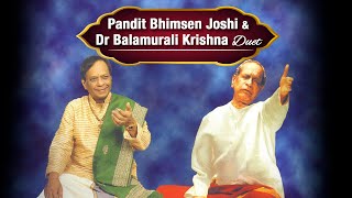 Pandit Bhimsen Joshi & Dr Balamurali Krishna Duet - Raga Bhairav @ Royal Festival Hall, London