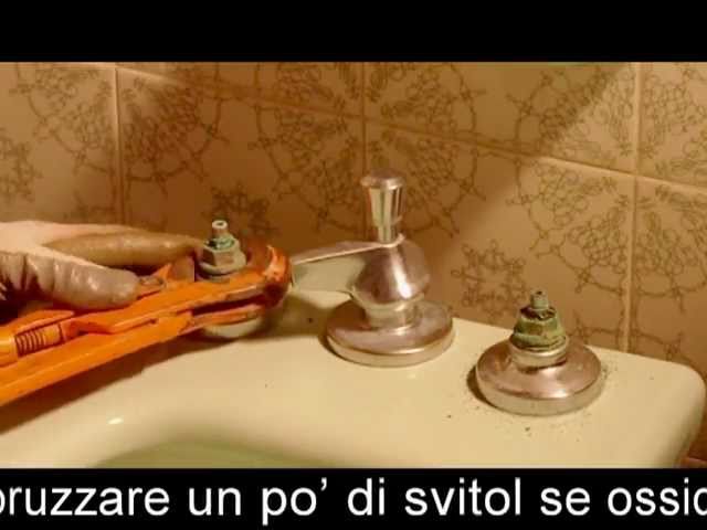 Come sostituire la guarnizione o la valvola(vitone)e rettificare la ... Cambiare guarnizione rubinetto