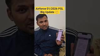 Airforce 01/2026 PSL Big Update 💥  #airforcepsl #shorts #utkarshdefenceacademy #ravikantsir
