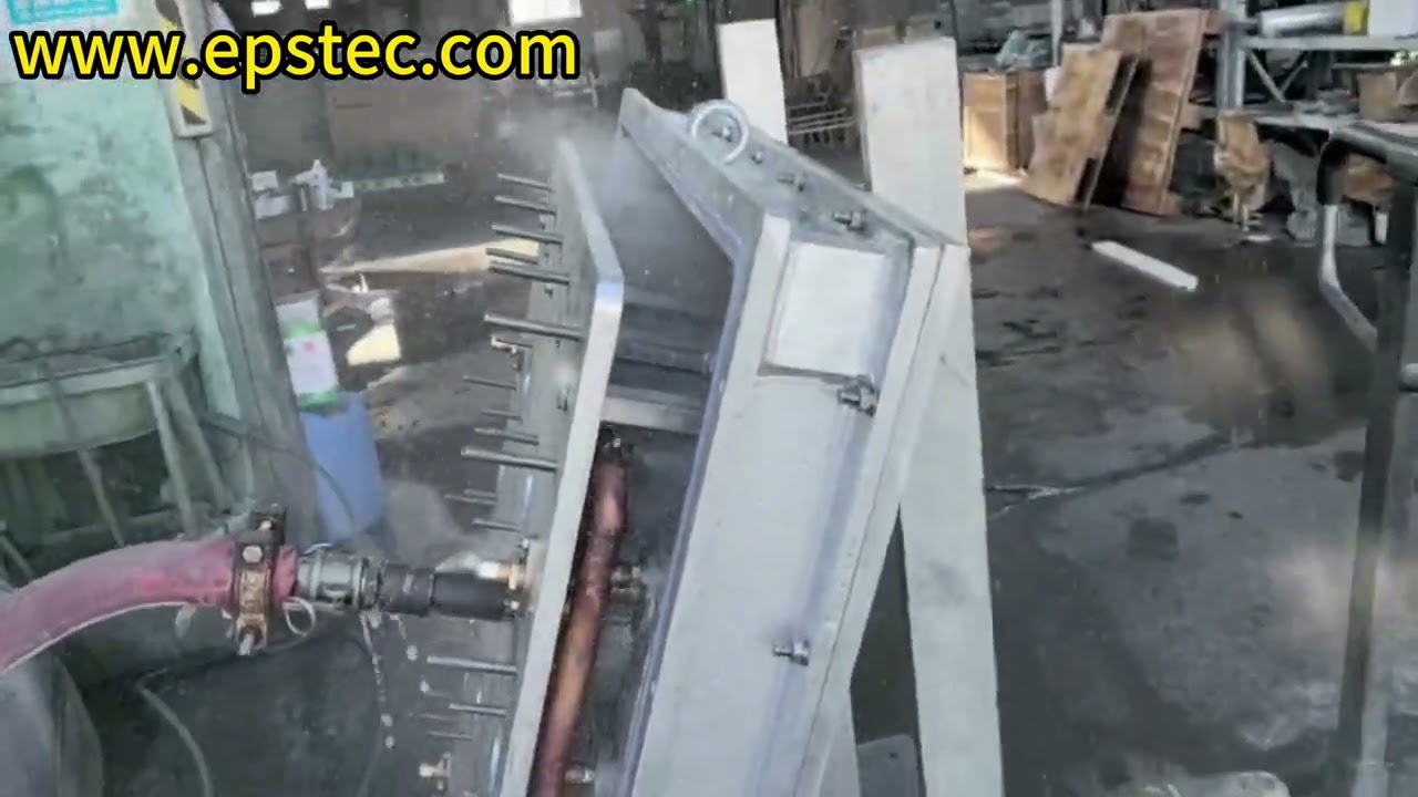 EPS PACKAGING MOLD  Water Pressure Testing Before Export