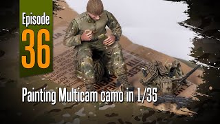 Off the Sprue | Painting Multicam camo in 1/35