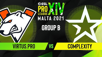 CS:GO - Virtus.pro vs. Complexity [Mirage] Map 1 - ESL Pro League Season 14 - Group B