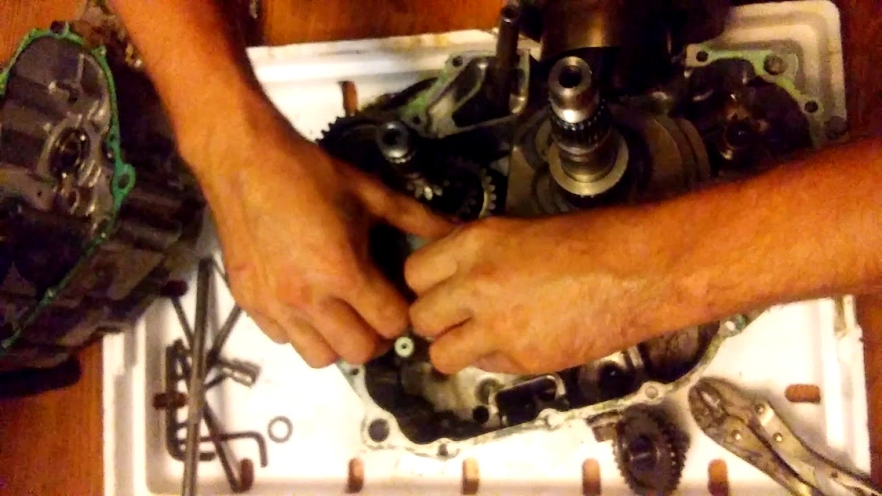 1999 Honda TRX 300 Transmission assembly YouTube