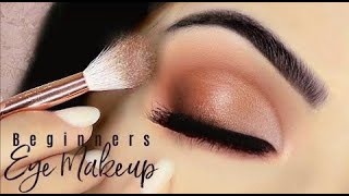 Easy Beginners Eye Makeup Tutorial | How To Apply Eyeshadow