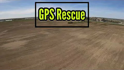 GPS Rescue test on Betaflight 4.3.