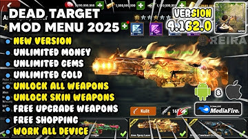 🚀NEW🧲🔥 Dead Target Mod APK 2025 | Unlimited Money & Gold | Best Zombie Shooting Game 💀🔥 