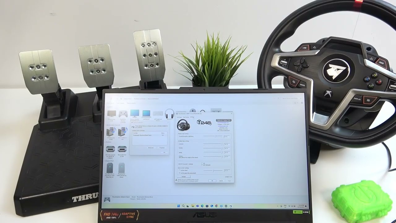 THRUSTMASTER T248X – Cara Mengubah Kekuatan Keseluruhan (Force Feedback)