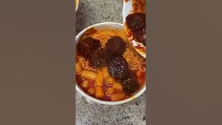 How to eat Korean TTEOKBOKKI 500 times BETTER! Convenience store food mukbang