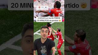 SUIZA 4-1 BOSNIA con 2 GOLES de MANZAMBI #futbol