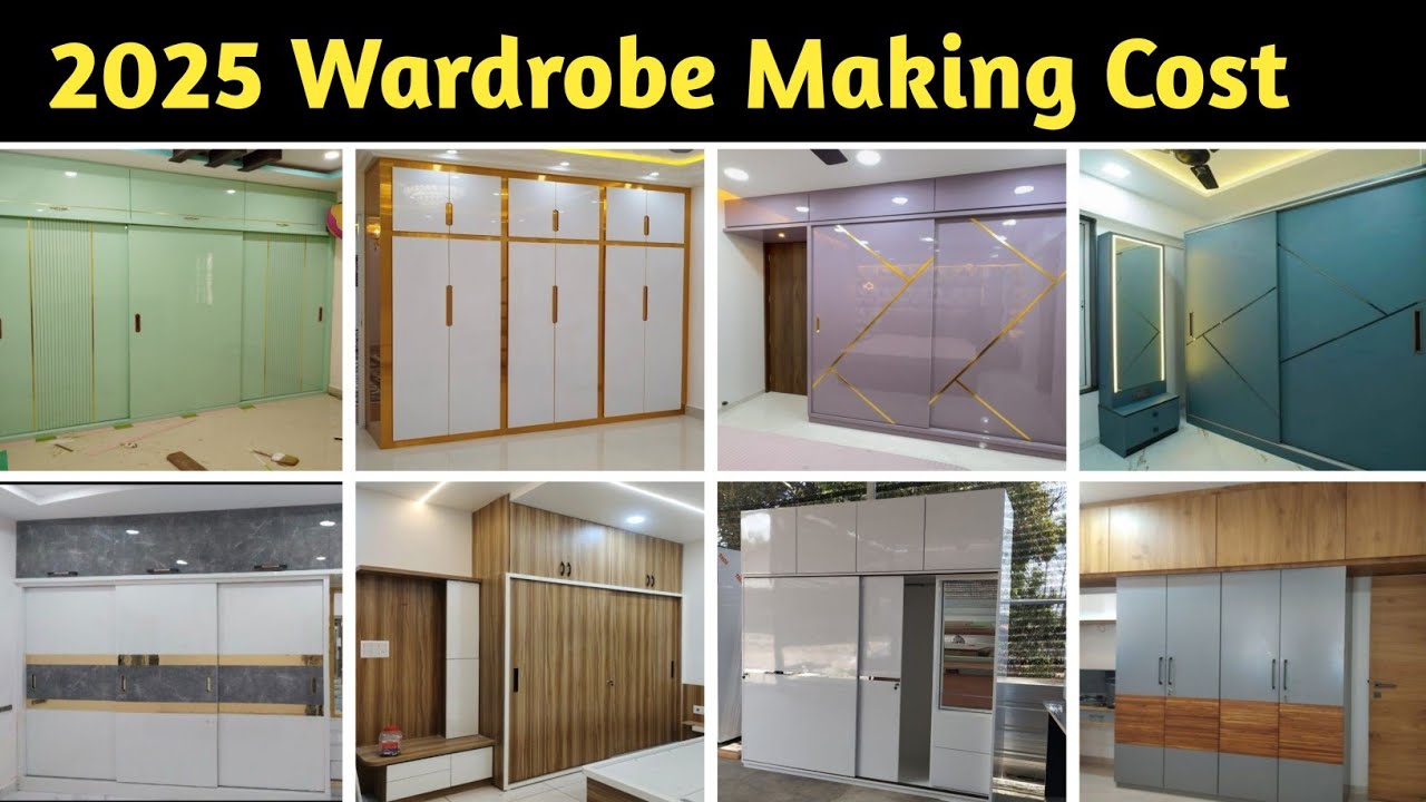 Modern Wardrobe Design for Bedroom 2025 || Wardrobe Price || Cupboard ...