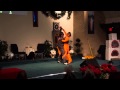 Танец Лисы Алисы и Кота Базилио и часть спектакля "Новогодние приключения Бураитино"
