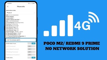 Poco M2 / Redmi 9 Prime Step-by-Step No Network Problem Diagnostic and Repair #mobilerepairing