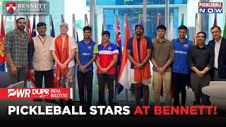 Bennett University Welcomes Pickleball Stars Armaan Bhatia and Dusty Boyer!