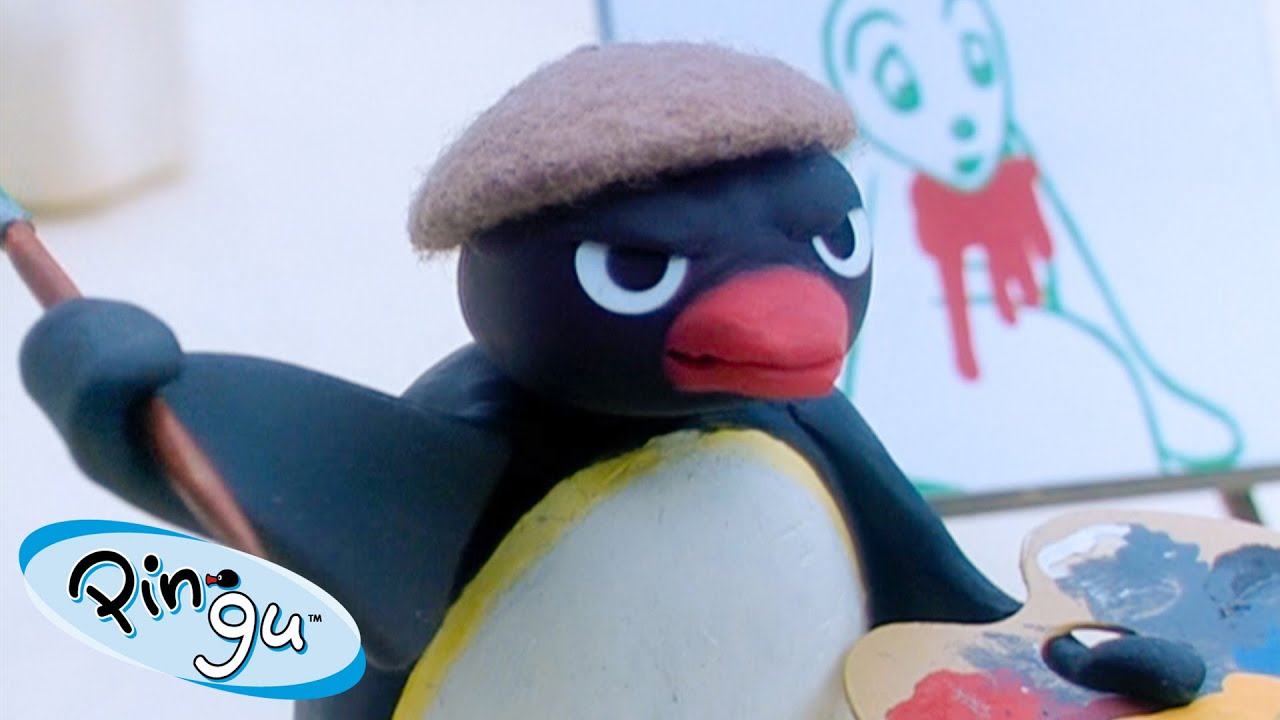 Pingu The Artist | Pingu - Official Channel | Cartoons For Kids