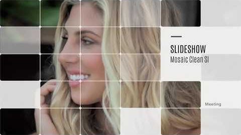 Mosaic Clean Slideshow After Effects Template