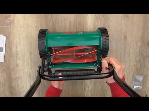 Unboxing and Assembling BOSCH AHM 30 Hand Push Mover with cutting width of 30 cm - Bob The Tool Man