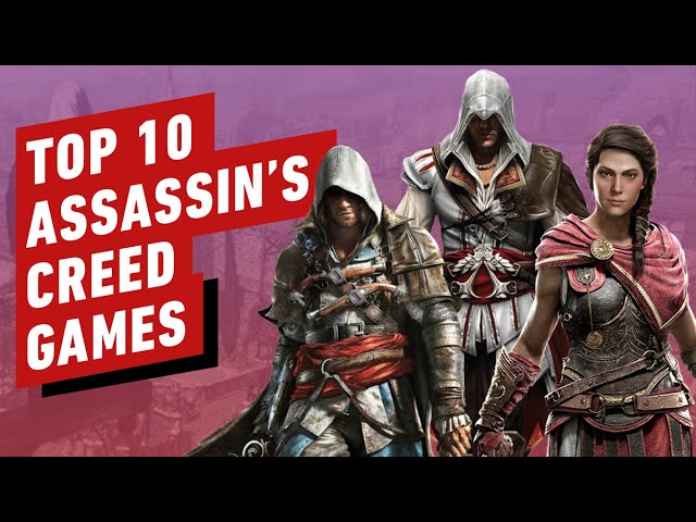 alimentar microscopio Incitar Top 10 Assassin's Creed Games - YouTube