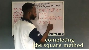 "Solving Quadratic Equations: Step-by-Step Guide with Completing the Square"