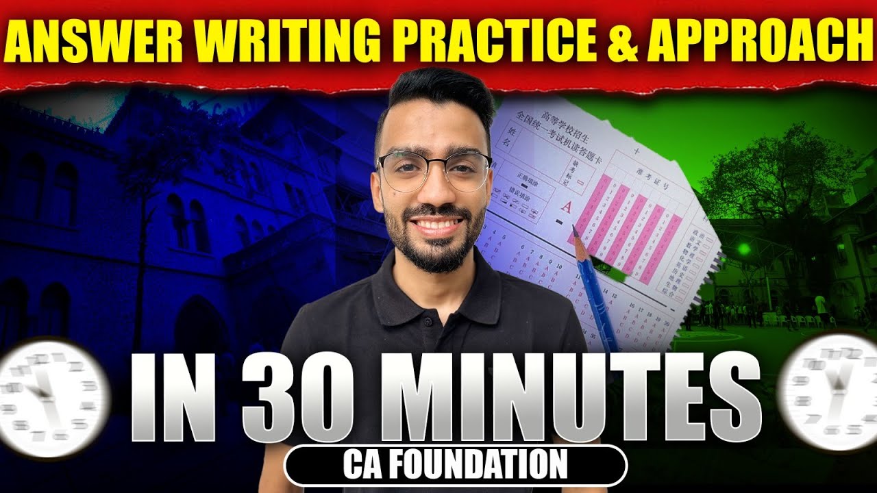 How to Write Answers in Law | Answer Writing Practice & Approach | CA ...