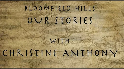 BHS: Our Stories with Christine Anthony