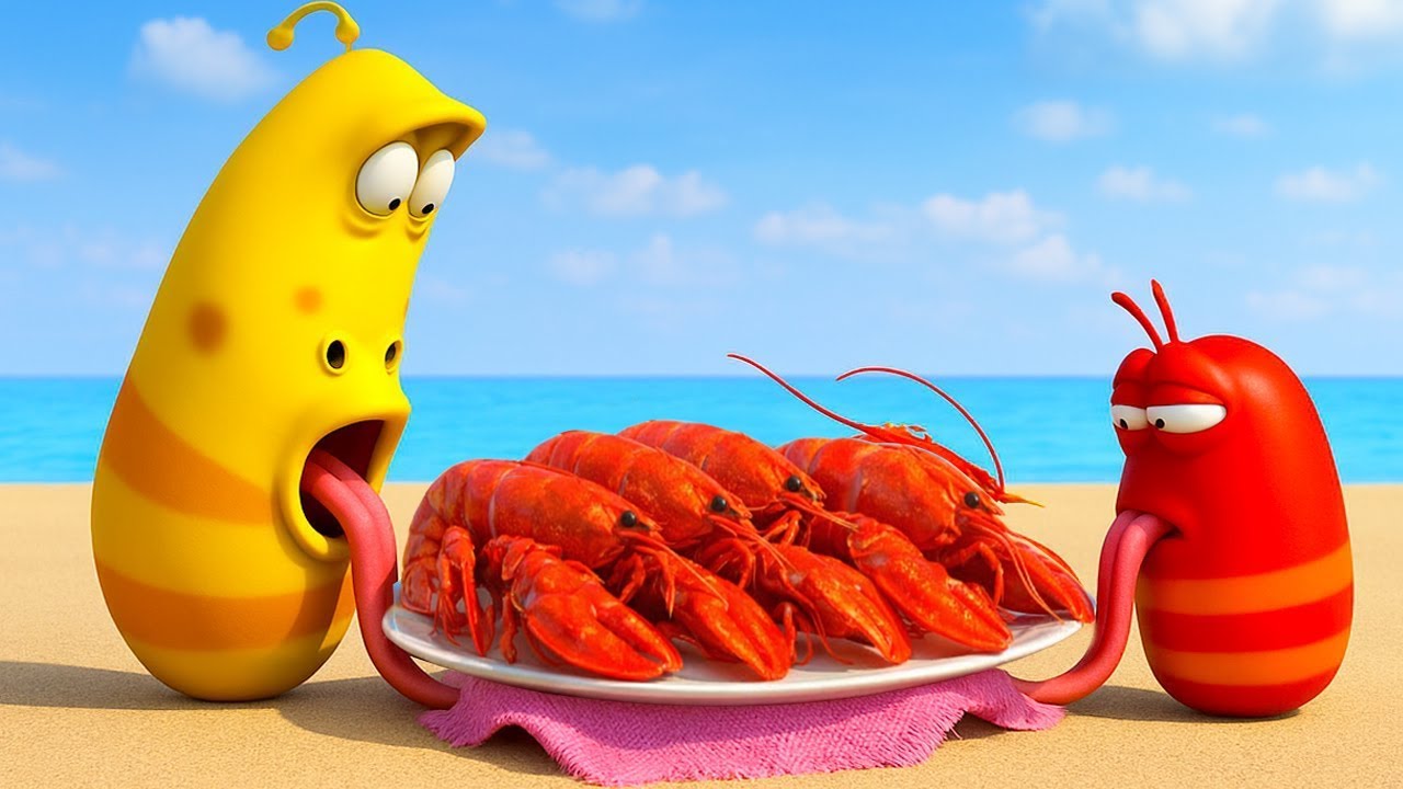 Seafood party 🦐🦑🦀🐟 Larva Cartoons 2026 🍟 Best Cartoon Movie 🥟 New Animation Movies 2026