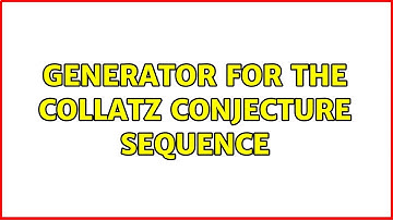 Generator for the collatz conjecture sequence (3 Solutions!!)