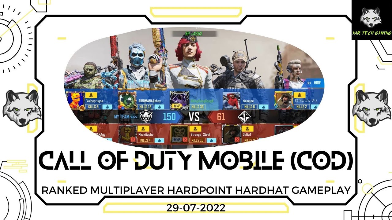 Call Of Duty Mobile (COD) Ranked Multiplayer Hardpoint Hardhat Gameplay ...