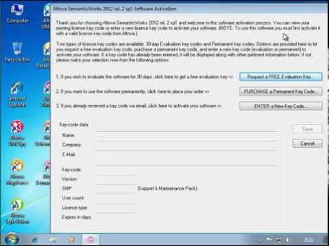 How to Uninstall Altova SemanticKit 2012