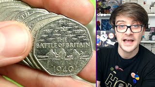 видео: Есть очень редкие версии этой монеты в 50 пенсов!!! 250 фунтов стерлингов, набор для поиска монет... картинка: Есть очень редкие версии этой монеты в 50 пенсов!!! 250 фунтов стерлингов, набор для поиска монет...