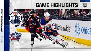 Oilers @ Blue Jackets 2\/25 | NHL Highlights 2023