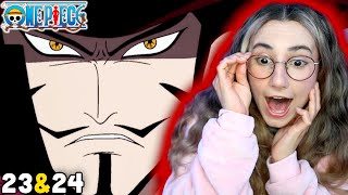 MIHAWK🏴‍☠️ One Piece Anime Ep 23 & 24 REACTION & REVIEW