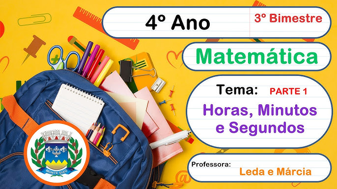 Medidas - O Tempo #fisica #medidas #tempo #semana #dia #hora #minuto # segundo 