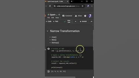 Narrow vs Wide Transformations in Apache Spark |Q9-1