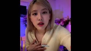 ROSÉ&#39;S REACTION WHEN SOMEONE CALLED HER BORING!!