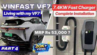 Vinfast VF7 Official 7.4KW Fast Home Charger | Installation & Cost | Living with my VF7 - Part 4