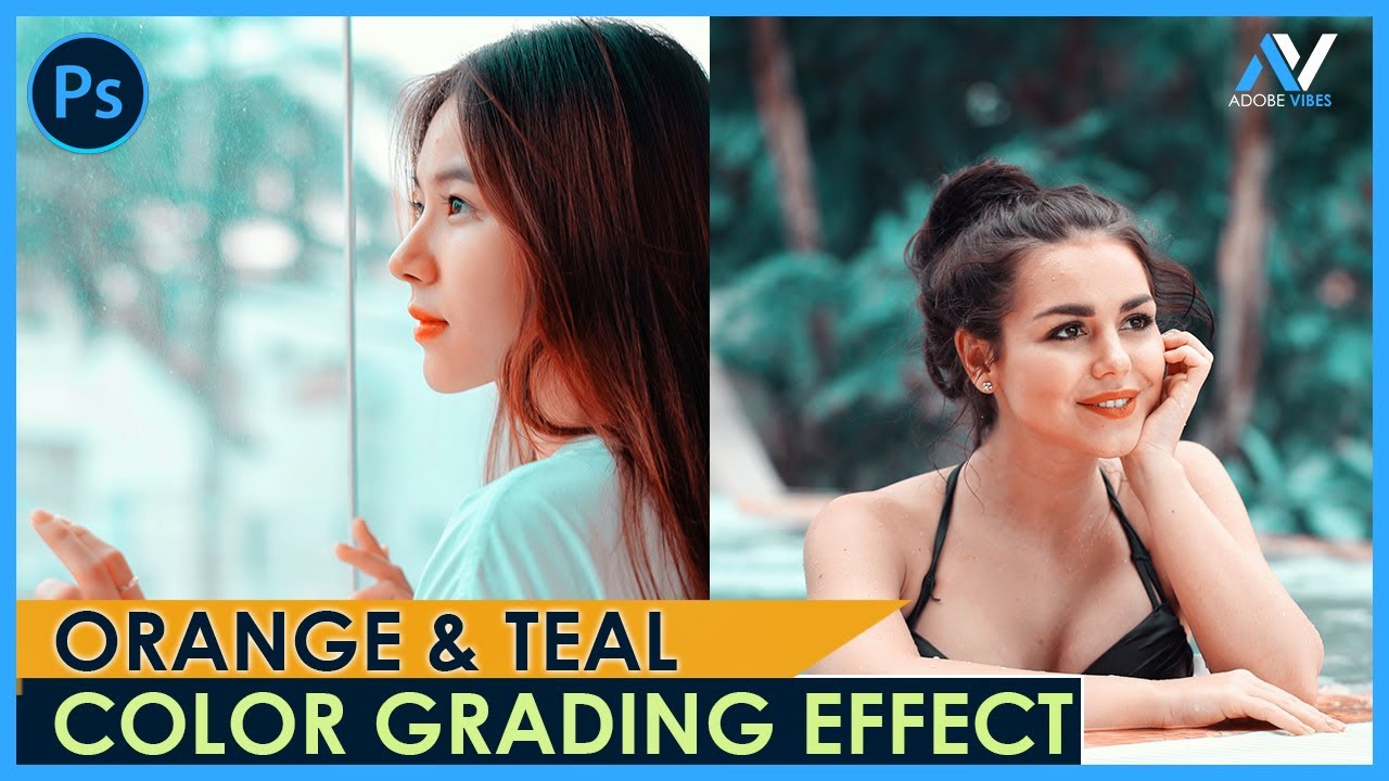 Orange and Teal Color Grading Effect in Photoshop | Photoshop Tutorial 2024