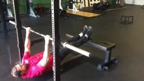Barbell Inverted Row