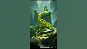 GIANT PYTHON|ABANDONED BUS |TRAVEL DISCOVERED #short #trending #ai #feedshort  #shortvideo